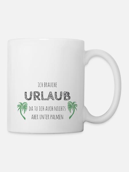 J’ai besoin de vacances - Mug blanc - blanc