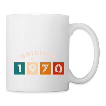 Original 1970 Jahrgang - 197 Geburtstagsgeschenk - Tasse - Weiß - Rechts