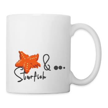 Citation d’étoile de mer drôle - Mug blanc - blanc - Droite