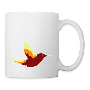 Colibri Oiseau - Mug blanc - blanc - Droite