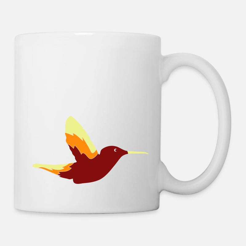 kolibri vogel - Tasse - Weiß
