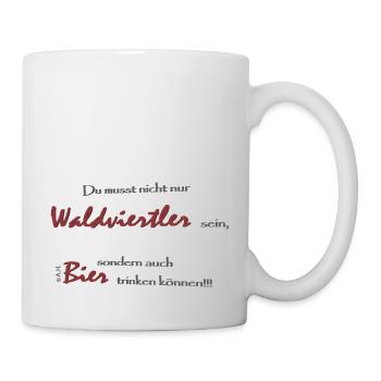 Waldviertler Bier - Tasse - Weiß - Rechts