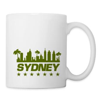 sydney stadt - Tasse - Weiß - Rechts
