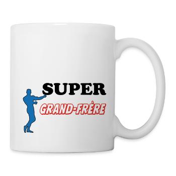 SUPER Großer Bruder - Tasse - Weiß - Rechts
