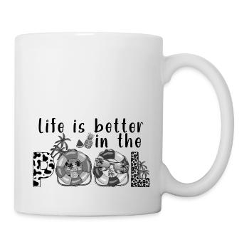 summer lake nature flora art pool sea beach love - Mug - white - Right