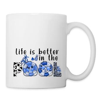 summer lake nature flora art pool sea beach love - Mug - white - Right