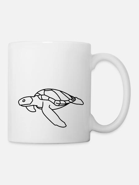 Sea Turtle - Mug - white