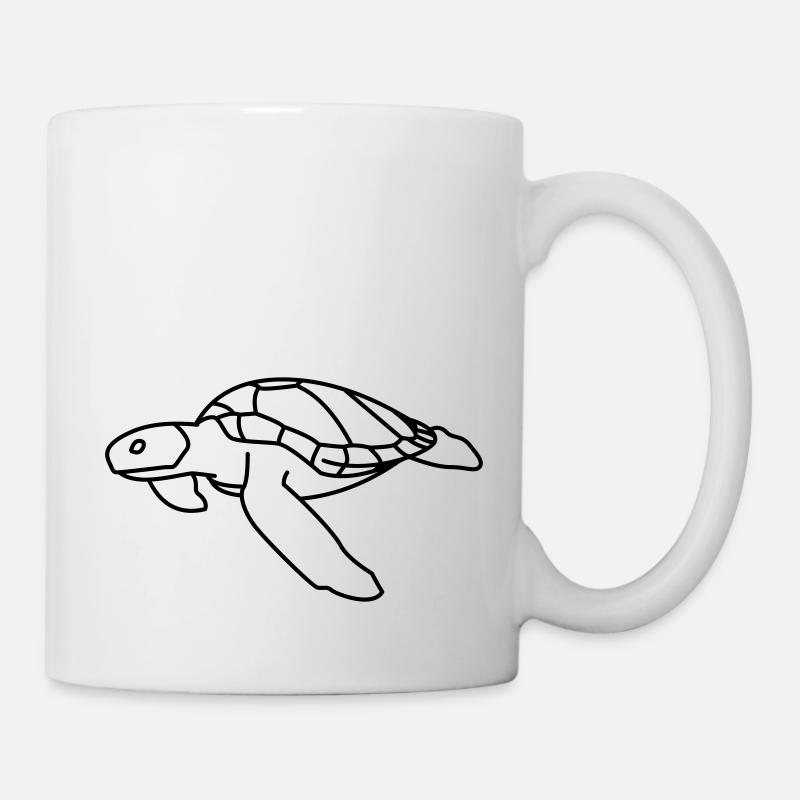 Sea Turtle - Mug - white