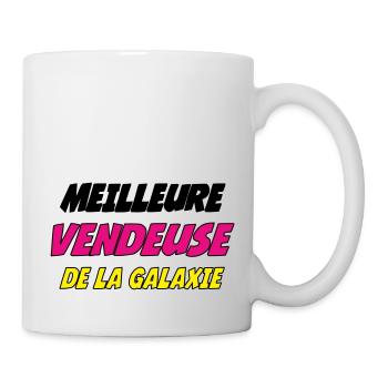 MEILLEURE VENDEUSE DE LA GALAXIE - Mug blanc - blanc - Droite