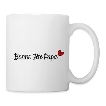 FROHER VATERTAG. PAPA. VATERTAG - Tasse - Weiß - Rechts