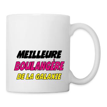 MEILLEURE boulangère DE LA GALAXIE - Mug blanc - blanc - Droite