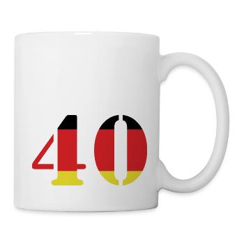 40 Number Jersey Germany - Mug - white - Right