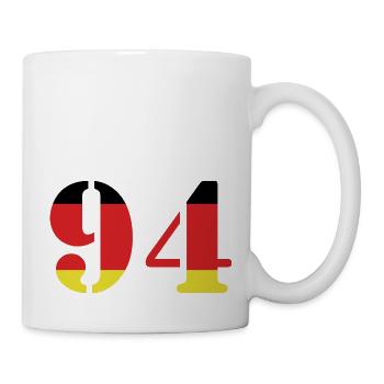 94 Numéro Jersey Allemagne - Mug blanc - blanc - Droite