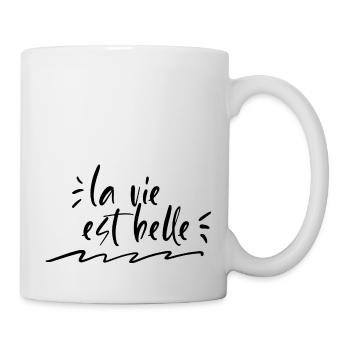 La vie est belle - Mug - white - Right
