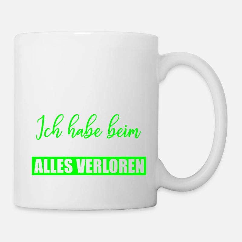 Ich habe beim EM Tippspiel alles verloren - Tasse - Weiß