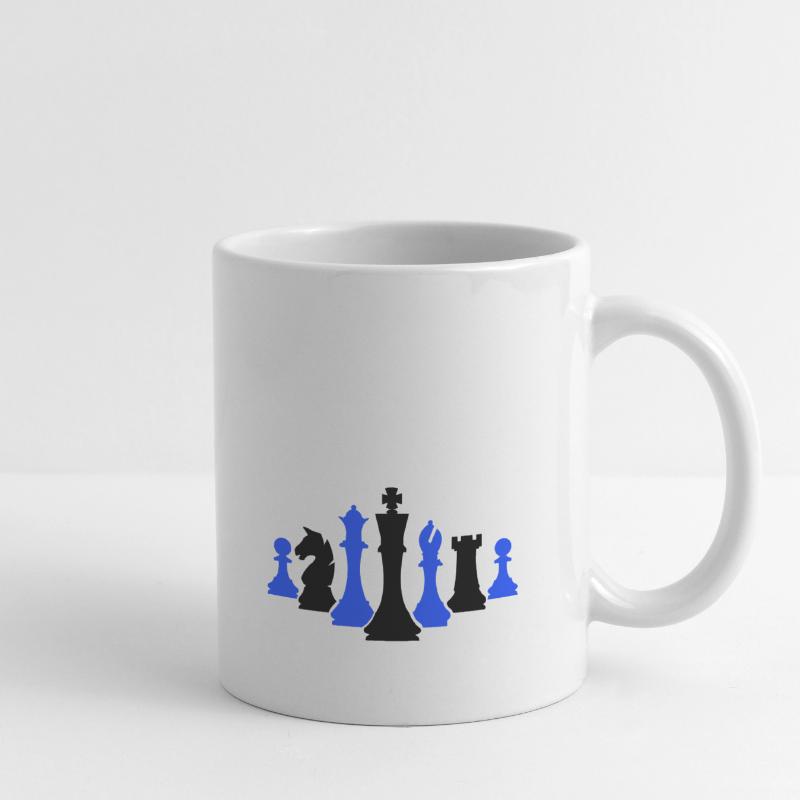 schachfiguren schach Tasse