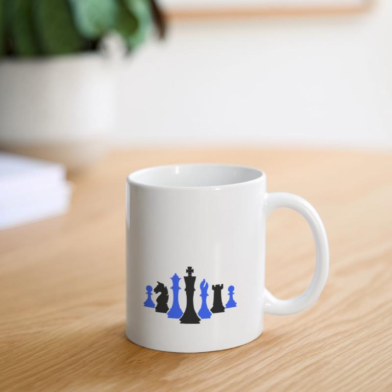 schachfiguren schach Tasse