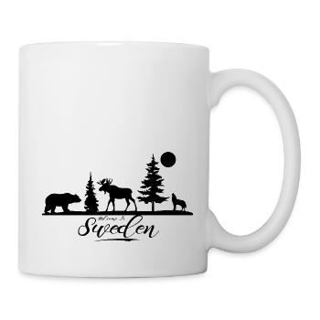 Suède Suède Viking Nordique Scandinavie Solstice d’été - Mug blanc - blanc - Droite