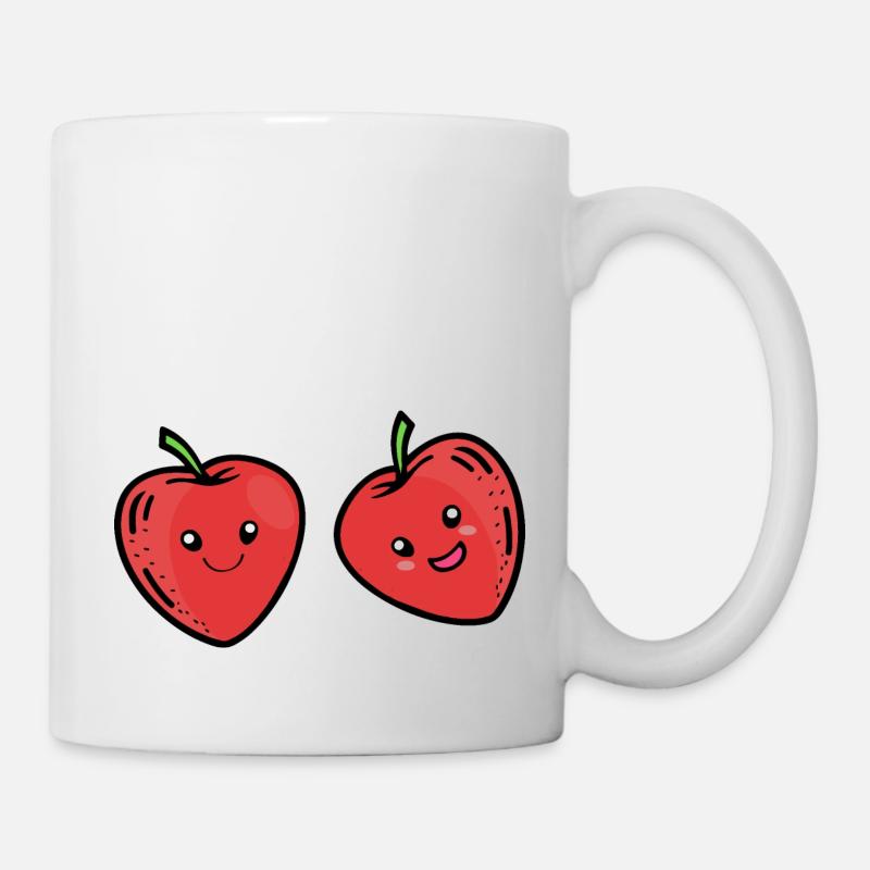 cherry friends - Mug - white