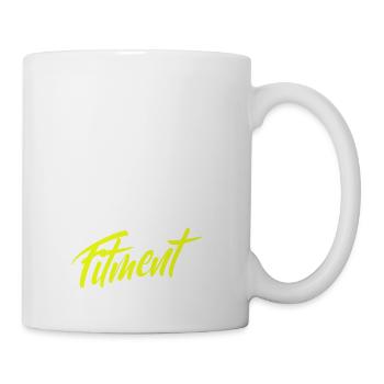 fitment low and hard - Tasse - Weiß - Rechts