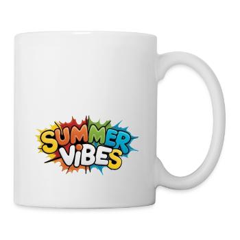 summer vibes - Mug blanc - blanc - Droite