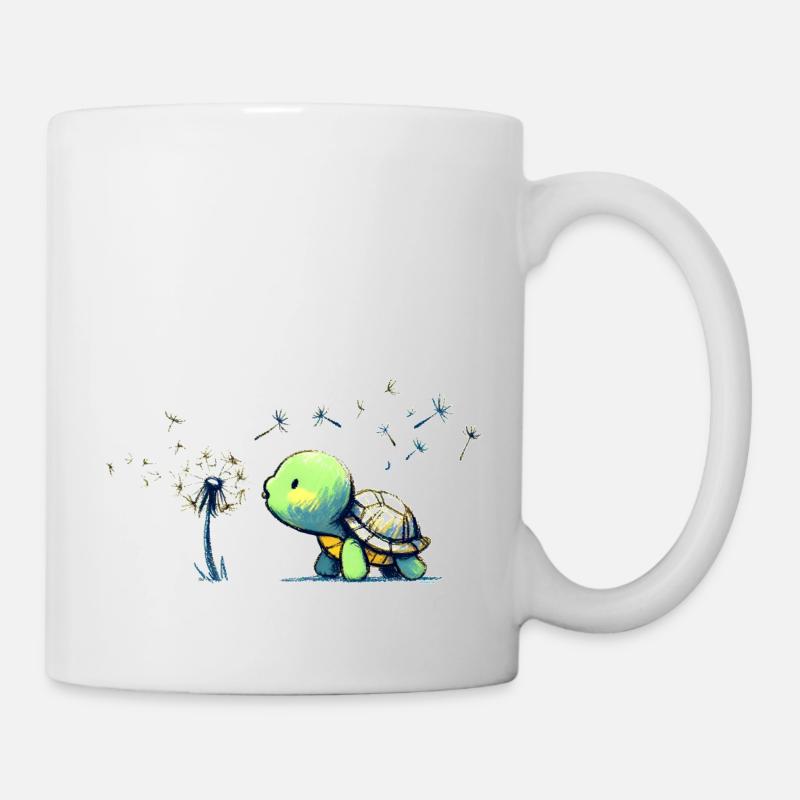 Schildkröte - Tasse - Weiß