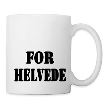 verdammt - Tasse - Weiß - Rechts