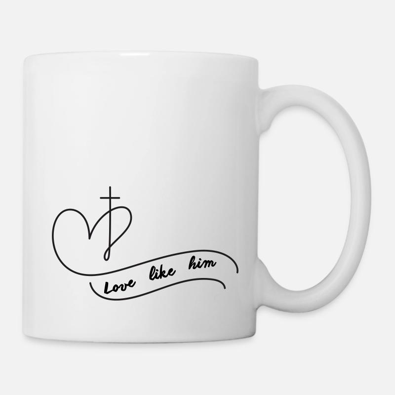 Love like him - Mug blanc - blanc