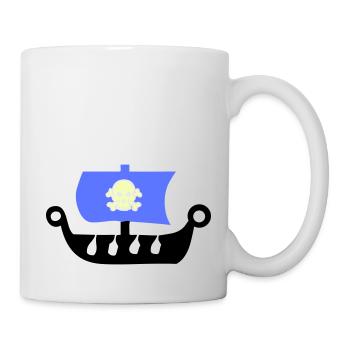 piratenschiff - Tasse - Weiß - Rechts
