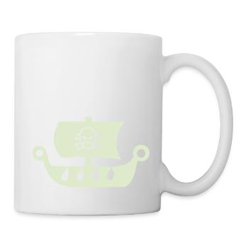 piratenschiff - Tasse - Weiß - Rechts