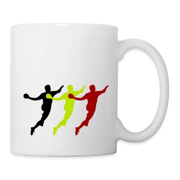 handballer belgien - Tasse - Weiß - Rechts