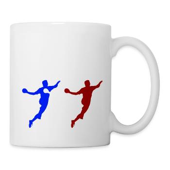 handballer frankreich - Tasse - Weiß - Rechts