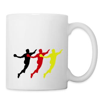 Handball players Germany - Mug - white - Right