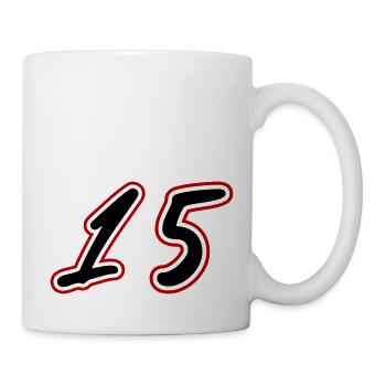 15 Symbole numérique - Mug blanc - blanc - Droite