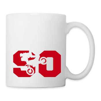 Moto 90 motard - Mug - white - Right