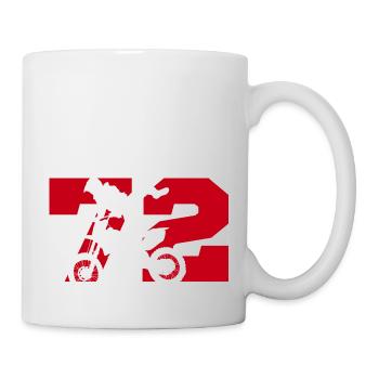 Moto 72 biker - Mug - white - Right