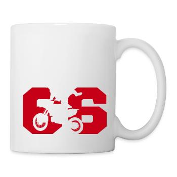 Moto 66 Biker - Tasse - Weiß - Rechts