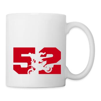 Moto 52 biker - Mug - white - Right