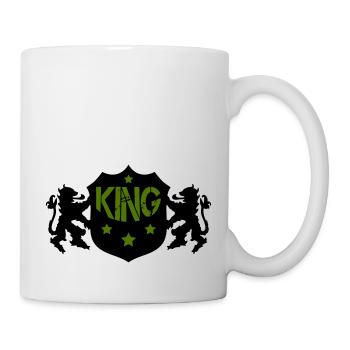 Roi - Mug blanc - blanc - Droite