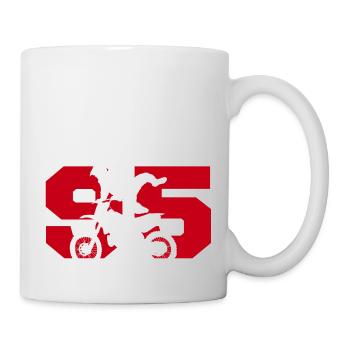 Moto 95 Motard - Tasse - Weiß - Rechts