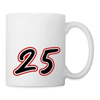 25 Years Number - Mug - white - Right