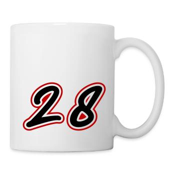 28 Number symbol - Mug - white - Right