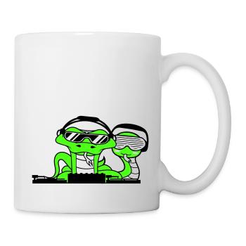 2 Cool DJ Snakes Team Friends Party Club Music - Mug blanc - blanc - Droite