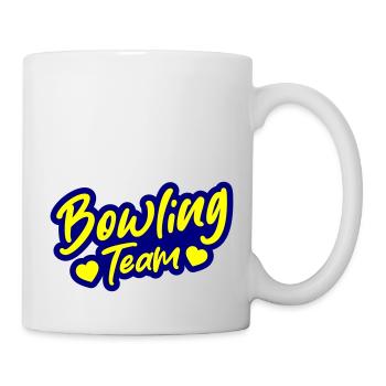 Bowling Team - Tasse - Weiß - Rechts