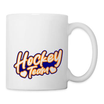 Équipe de hockey - Mug blanc - blanc - Droite