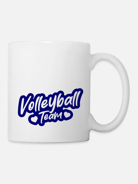Volleyball Team - Tasse - Weiß