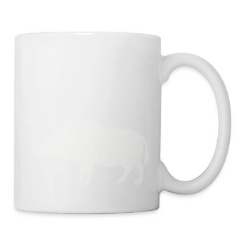 wildschwein - Tasse - Weiß - Rechts