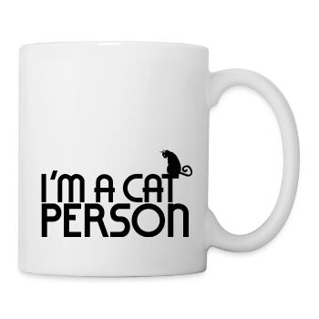 I'm a cat person - Mug - white - Right