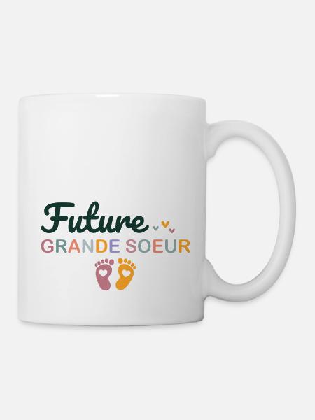 Enfant Enfant Future Grande Soeur - Mug blanc - blanc