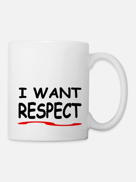 Respekt - Tasse - Weiß